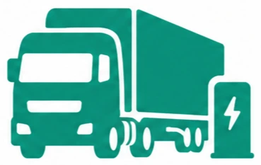 Icône recharge haute puissance pour poids lourds
